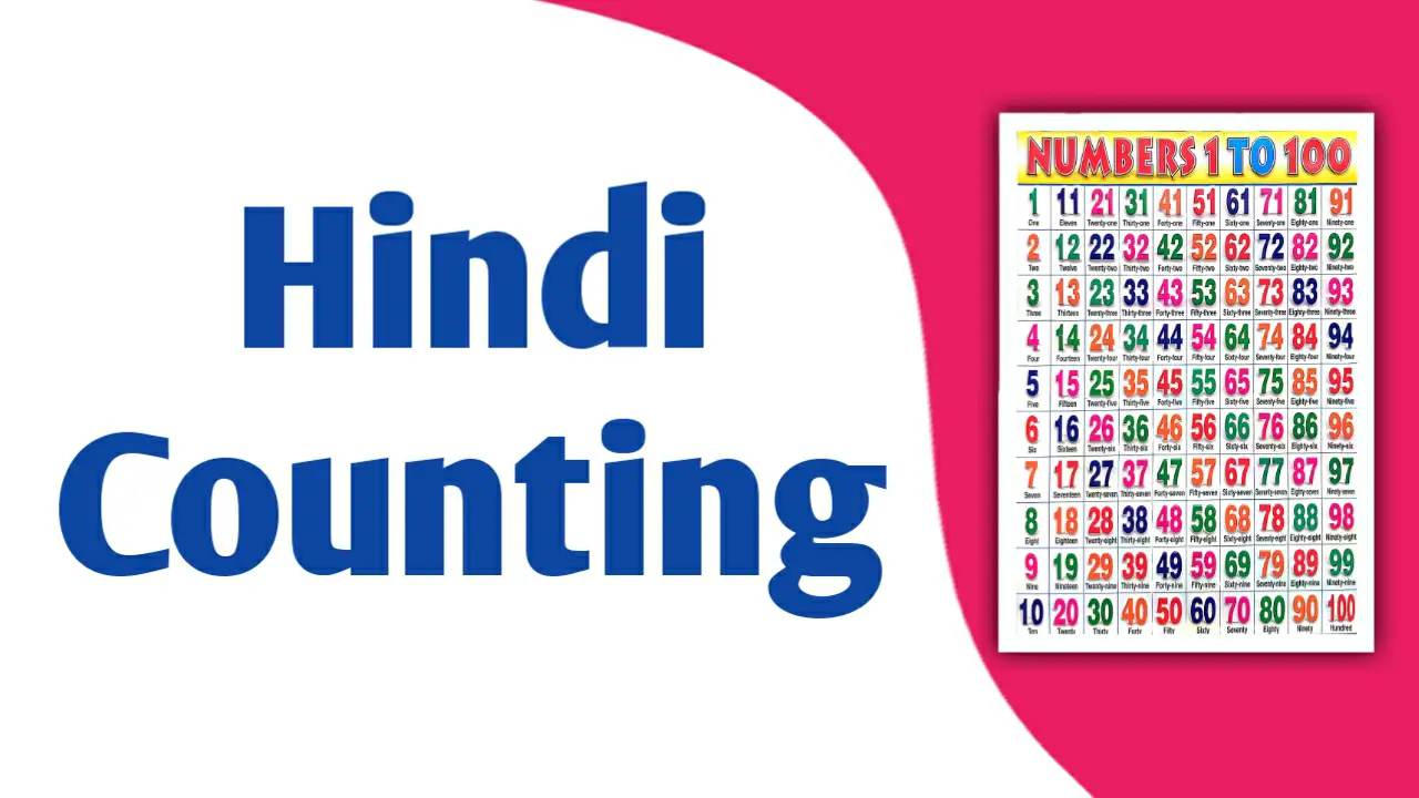 1 से लेकर 10 तक हिंदी में कैसे लिखा जाता है | Hindi Counting 1 To 10